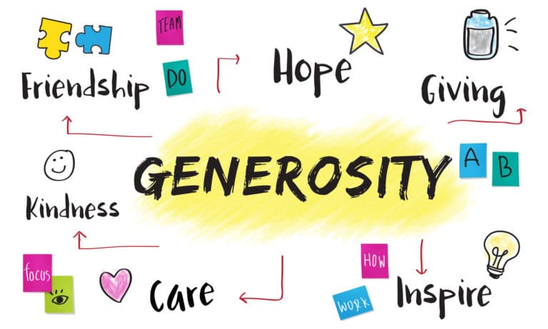 Let generosity be your calling card